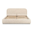 TOV Furniture Murielle Taupe Textured Boucle Bed
