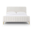 TOV Furniture Angela Upcycled Linen Bed