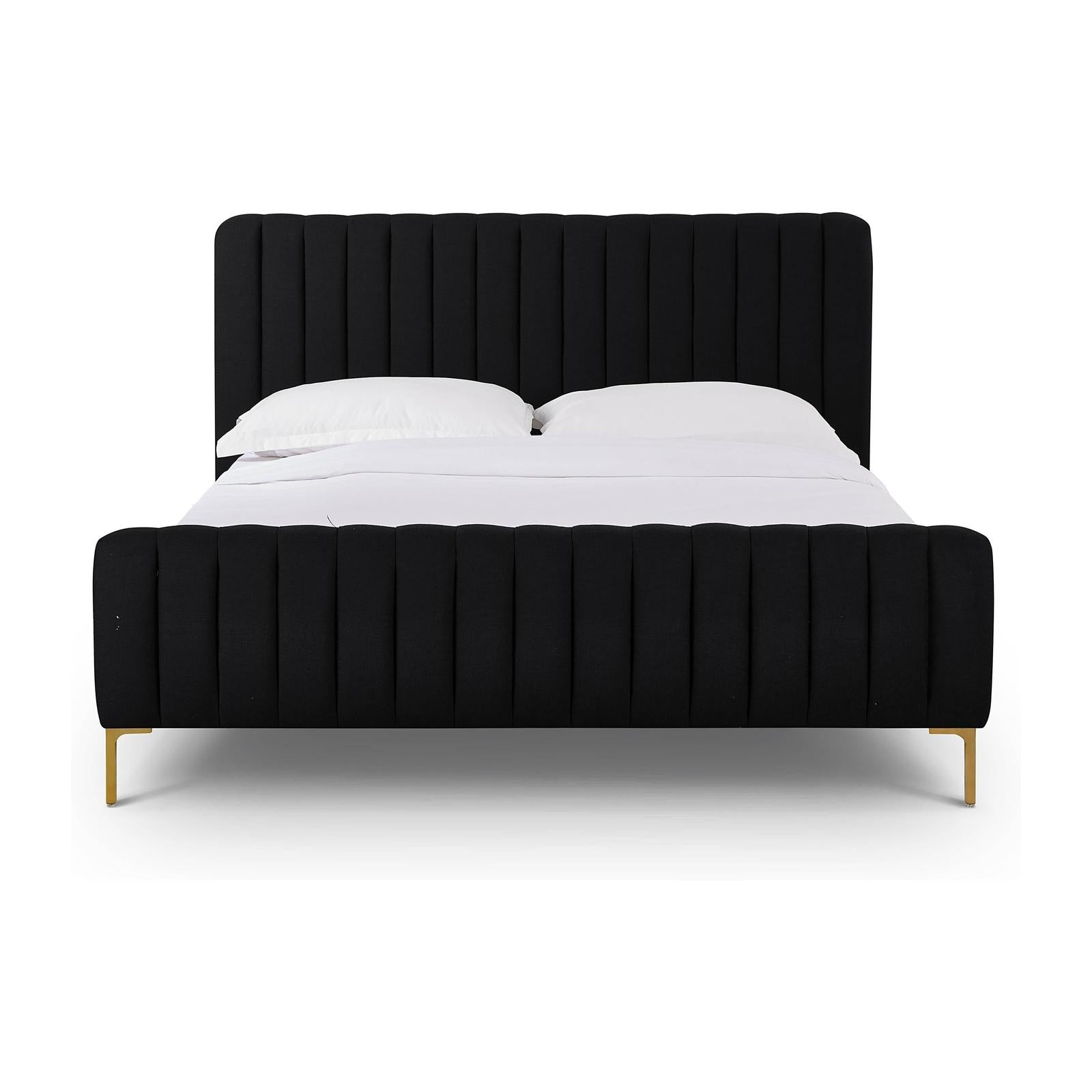 TOV Furniture Angela Upcycled Linen Bed