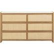 TOV Furniture Paige Natural Oak Drawer Dresser
