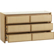 TOV Furniture Paige Natural Oak Drawer Dresser