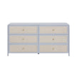 TOV Furniture Patty Rattan 6 Drawer Dresser