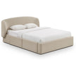TOV Furniture Corey Upcycled Performance Linen Storage Bed
