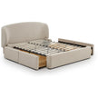 TOV Furniture Corey Upcycled Performance Linen Storage Bed