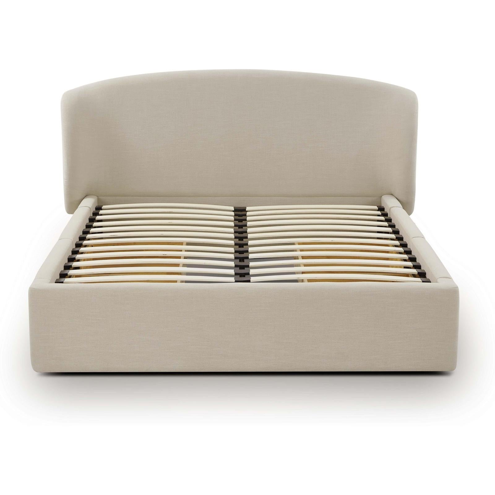 TOV Furniture Corey Upcycled Performance Linen Storage Bed