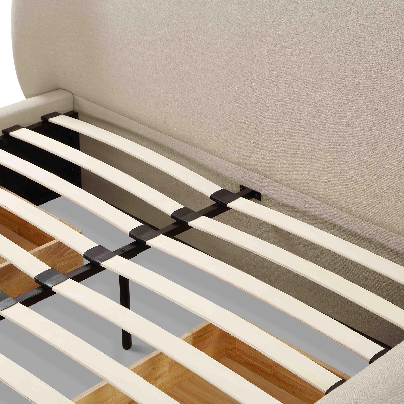 TOV Furniture Corey Upcycled Performance Linen Storage Bed
