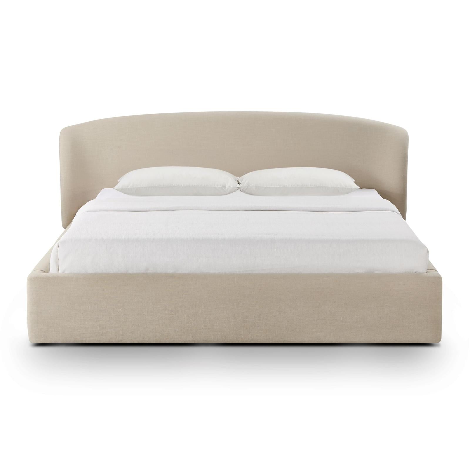 TOV Furniture Corey Upcycled Performance Linen Storage Bed