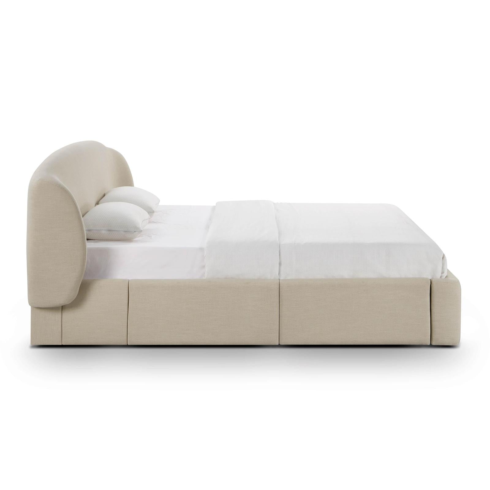 TOV Furniture Corey Upcycled Performance Linen Storage Bed