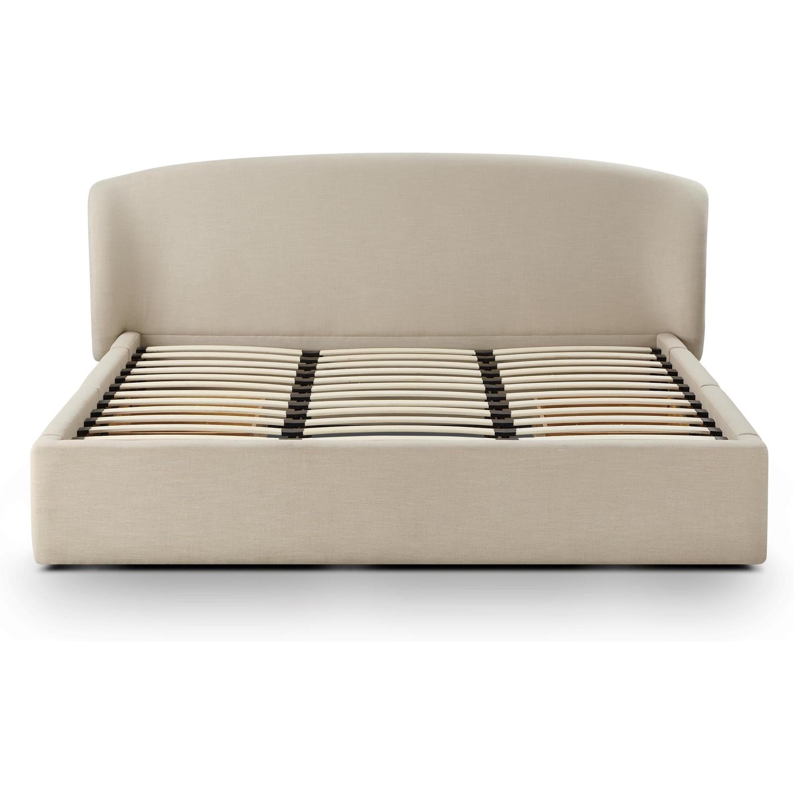 TOV Furniture Corey Upcycled Performance Linen Storage Bed