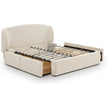TOV Furniture Corey Upcycled Performance Linen Storage Bed