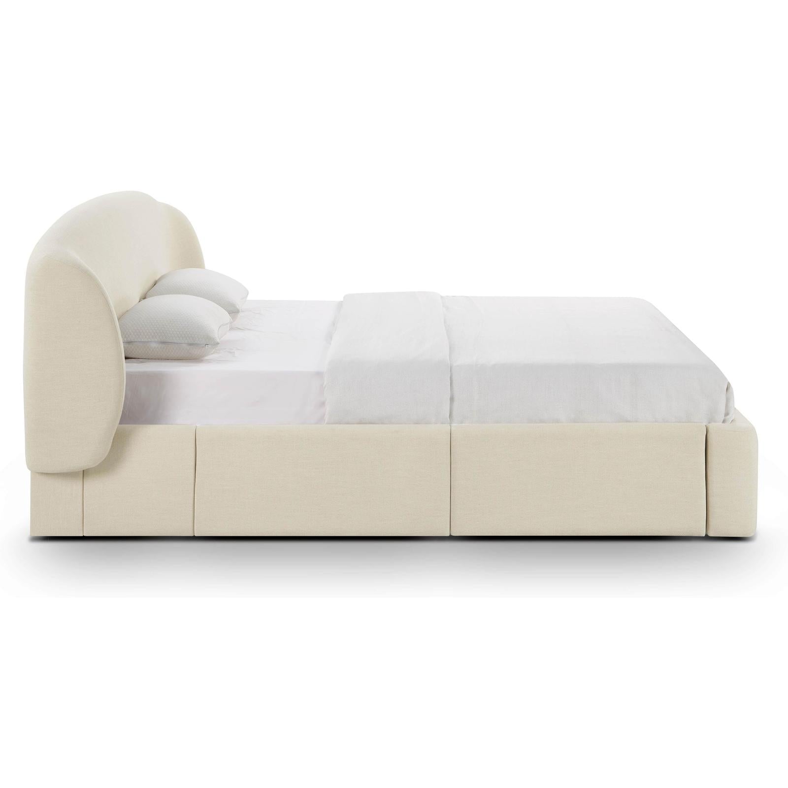 TOV Furniture Corey Upcycled Performance Linen Storage Bed