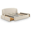 TOV Furniture Corey Upcycled Performance Linen Storage Bed