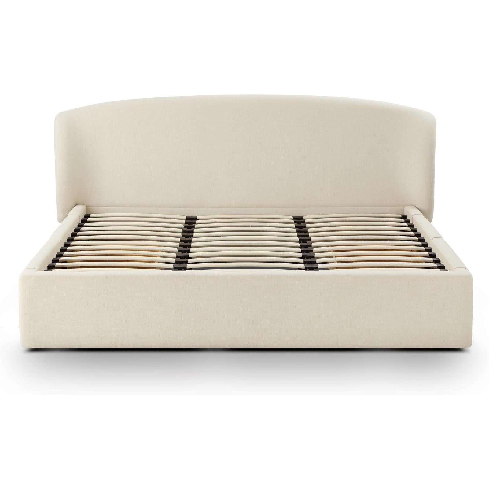 TOV Furniture Corey Upcycled Performance Linen Storage Bed