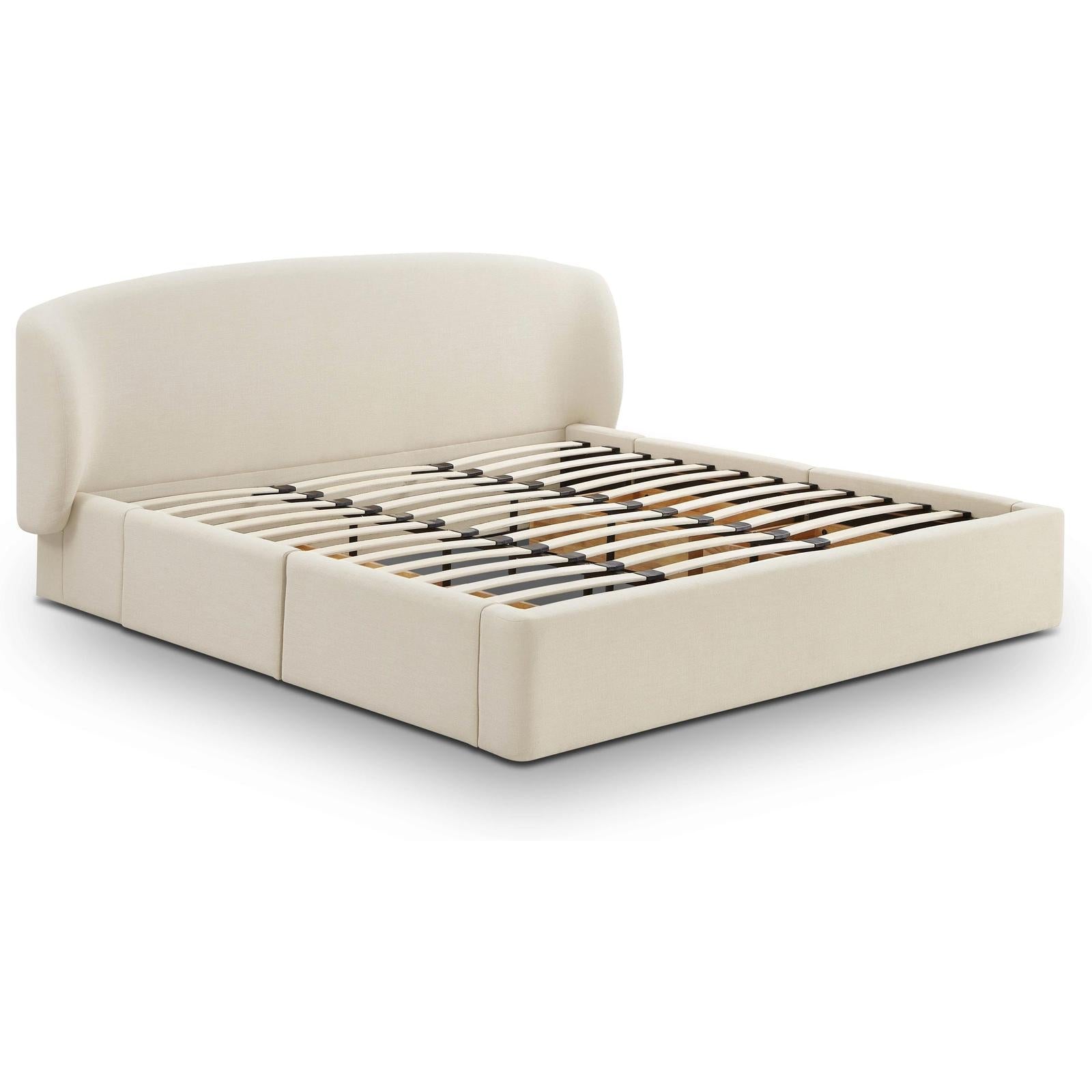 TOV Furniture Corey Upcycled Performance Linen Storage Bed