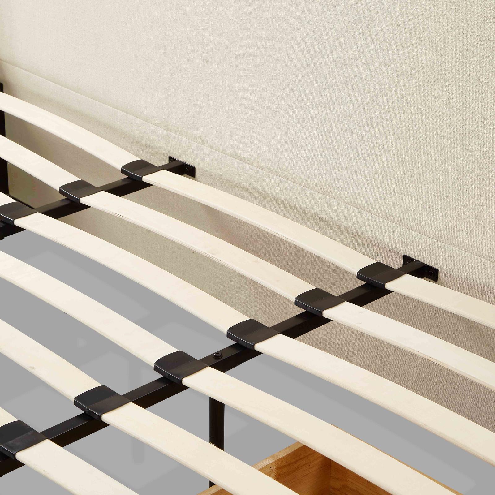 TOV Furniture Corey Upcycled Performance Linen Storage Bed