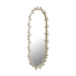 TOV Furniture Bubbles Ivory Oval Wall Mirror