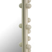 TOV Furniture Bubbles Ivory Oval Wall Mirror