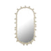 TOV Furniture Bubbles Ivory Oval Wall Mirror