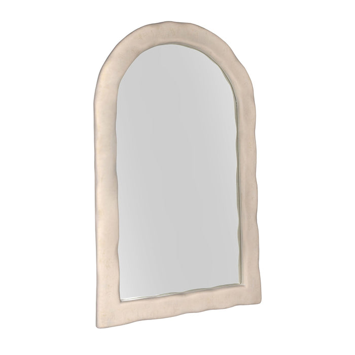 TOV Furniture Kaia Cream Textured Floor Mirror