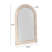 TOV Furniture Kaia Cream Textured Floor Mirror