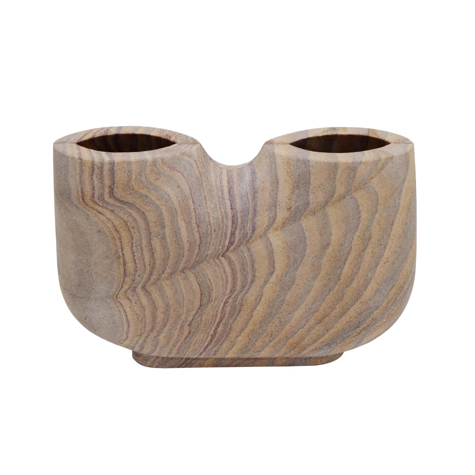 TOV Furniture Saava Rainbow Stone Vase
