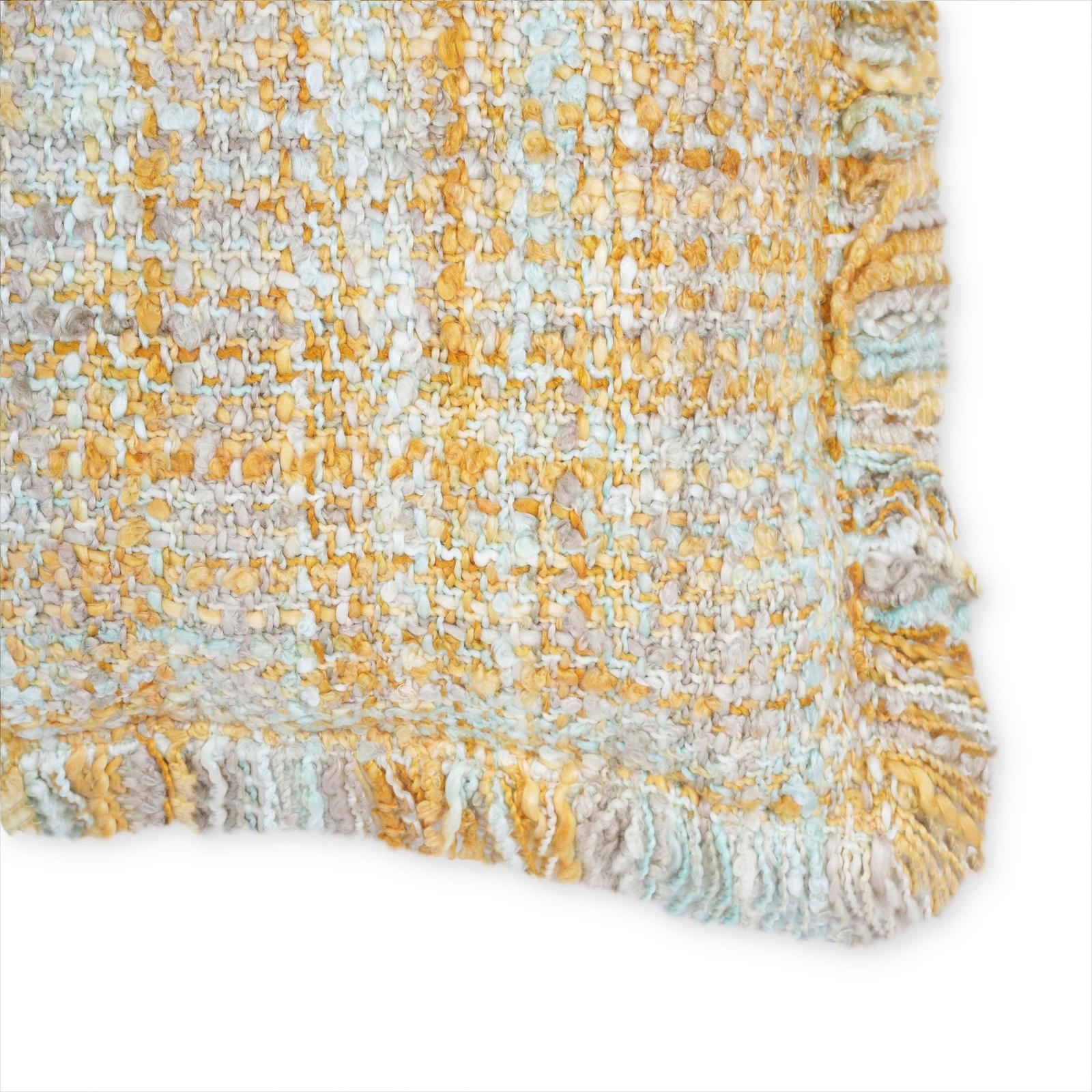 TOV Furniture Frazzle Textured Square Throw Pillow