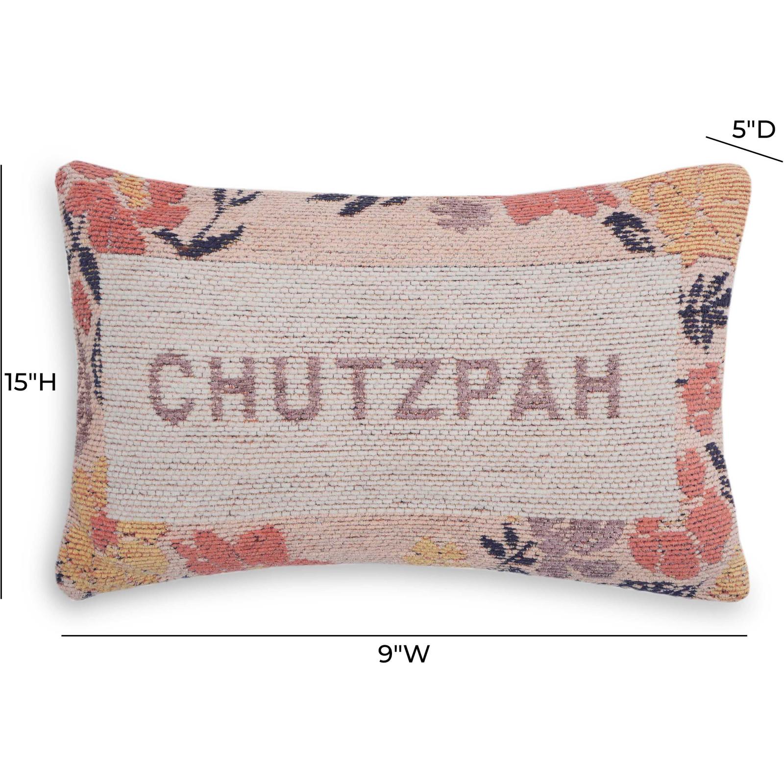 TOV Furniture Chutzpah Jacquard Woven Throw Pillow