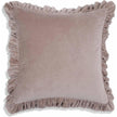 TOV Furniture Alessia Distressed Velvet Square Throw Pillow