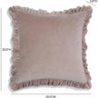 TOV Furniture Alessia Distressed Velvet Square Throw Pillow