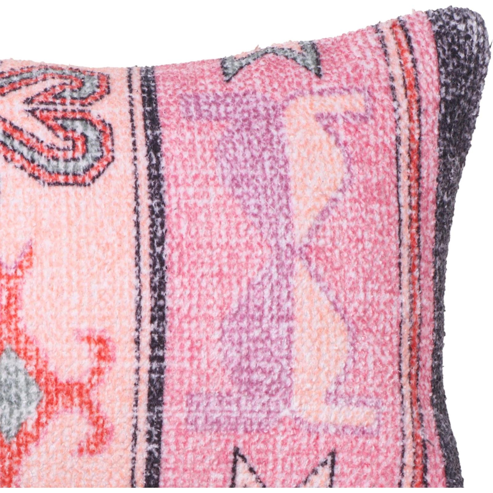 TOV Furniture Persia Pink Cotton Bolster Pillow