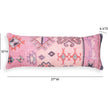 TOV Furniture Persia Pink Cotton Bolster Pillow