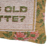 TOV Furniture Oh This Old Schmatte Jacquard Cotton Throw Pillow