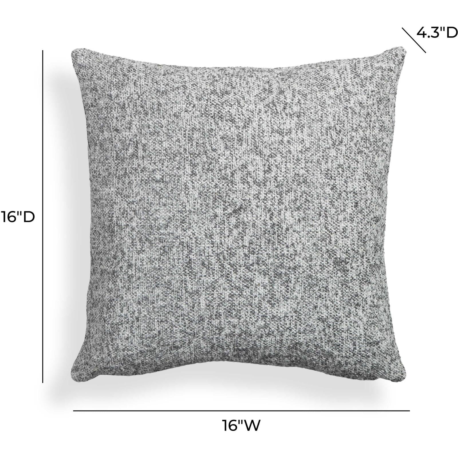 TOV Furniture Poh Boucle Square Throw Pillow