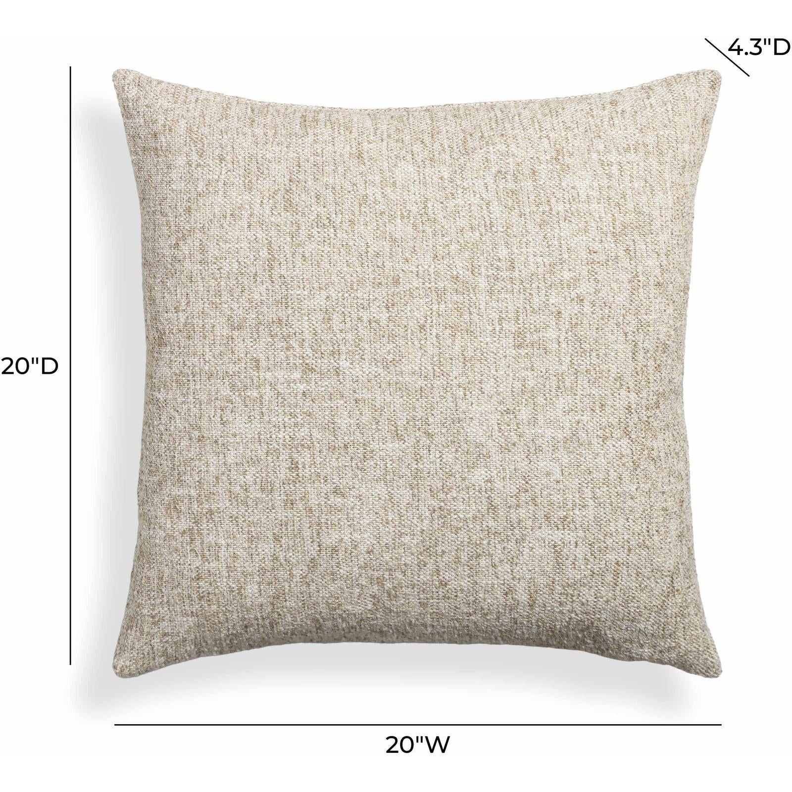TOV Furniture Poh Boucle Square Throw Pillow
