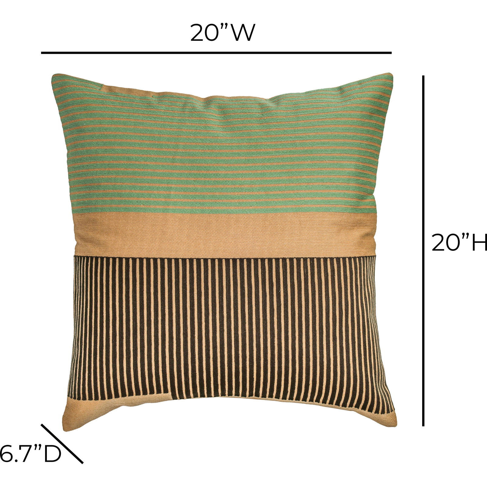TOV Furniture Deco Square Throw Pillow