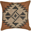 TOV Furniture Terra Square Wool and Jute Kilim Throw Pillow