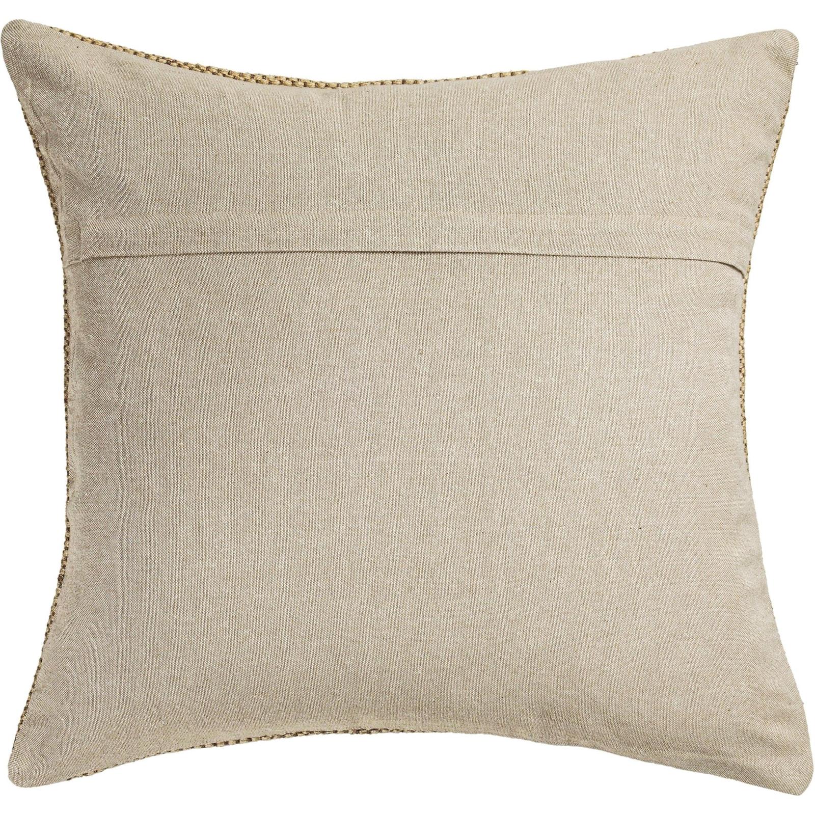 TOV Furniture Terra Square Wool and Jute Kilim Throw Pillow