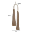 TOV Furniture Pasha Natural Cotton Jute Tassel Wall Decor