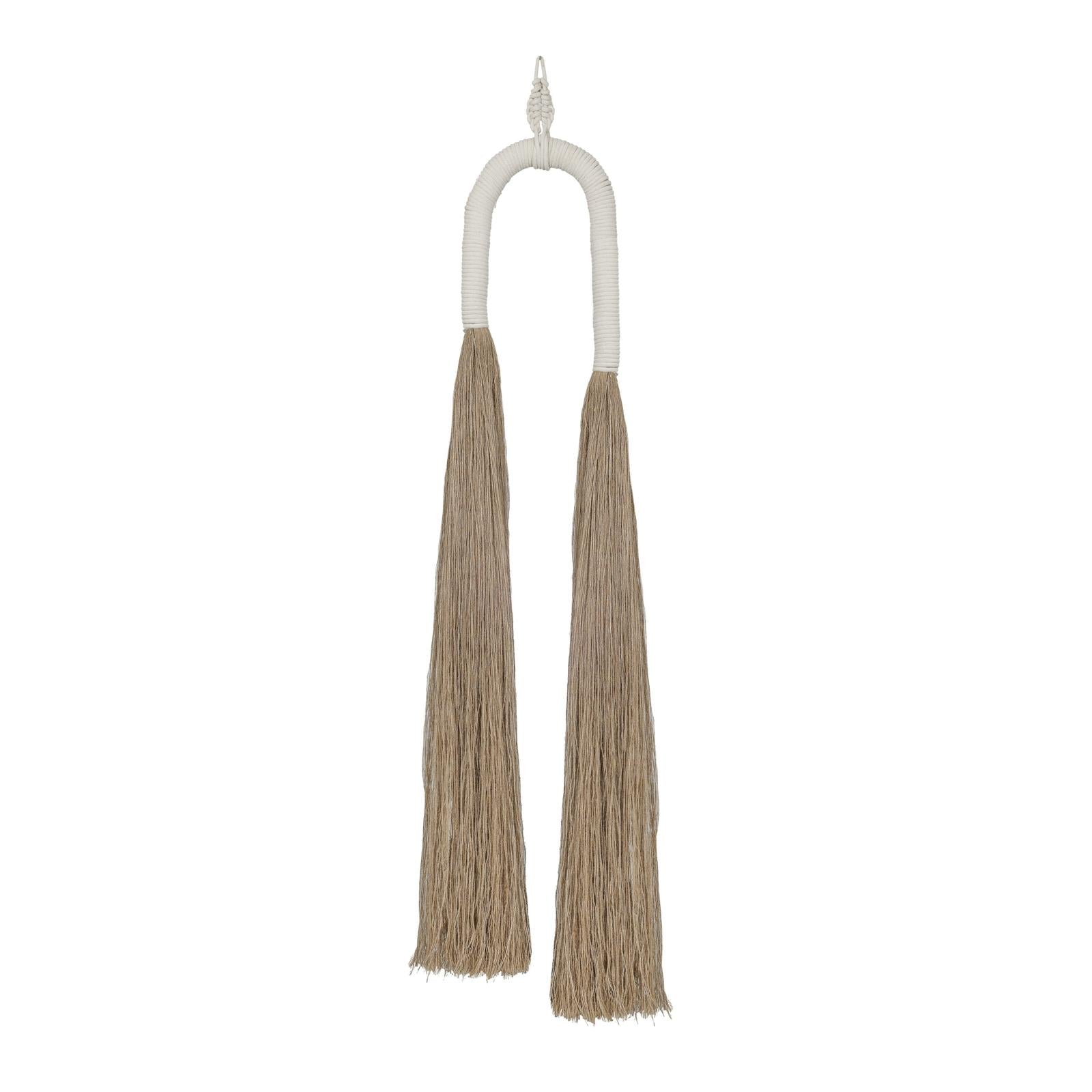 TOV Furniture Pasha Natural Cotton Jute Tassel Wall Decor