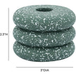 TOV Furniture Gabby Speckled Stacked Candleholder