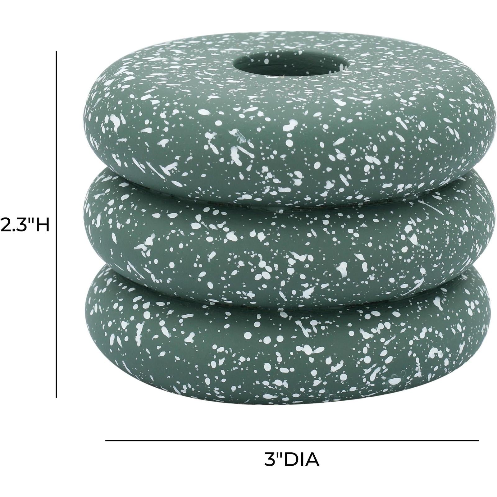 TOV Furniture Gabby Speckled Stacked Candleholder