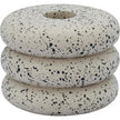 TOV Furniture Gabby Speckled Stacked Candleholder