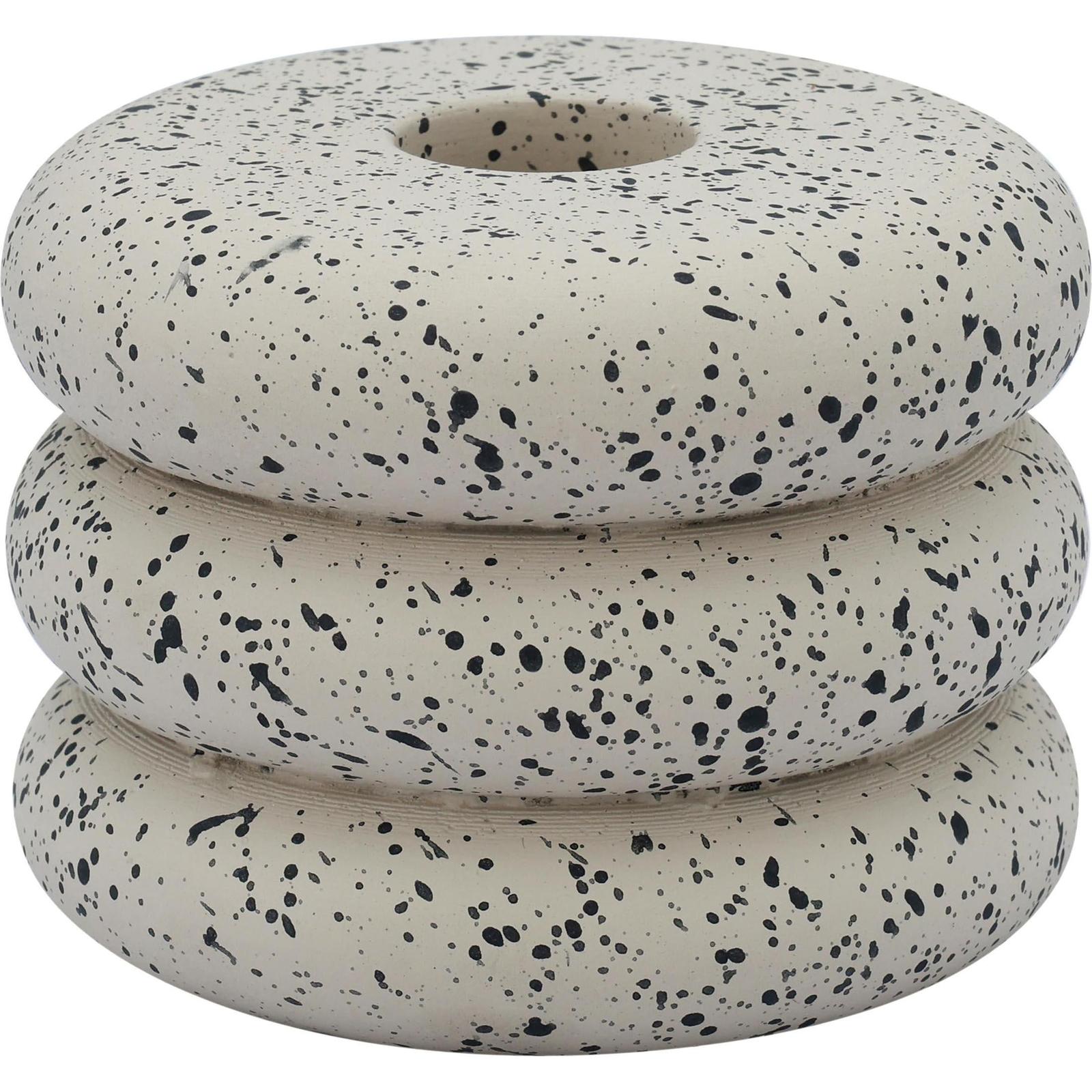 TOV Furniture Gabby Speckled Stacked Candleholder