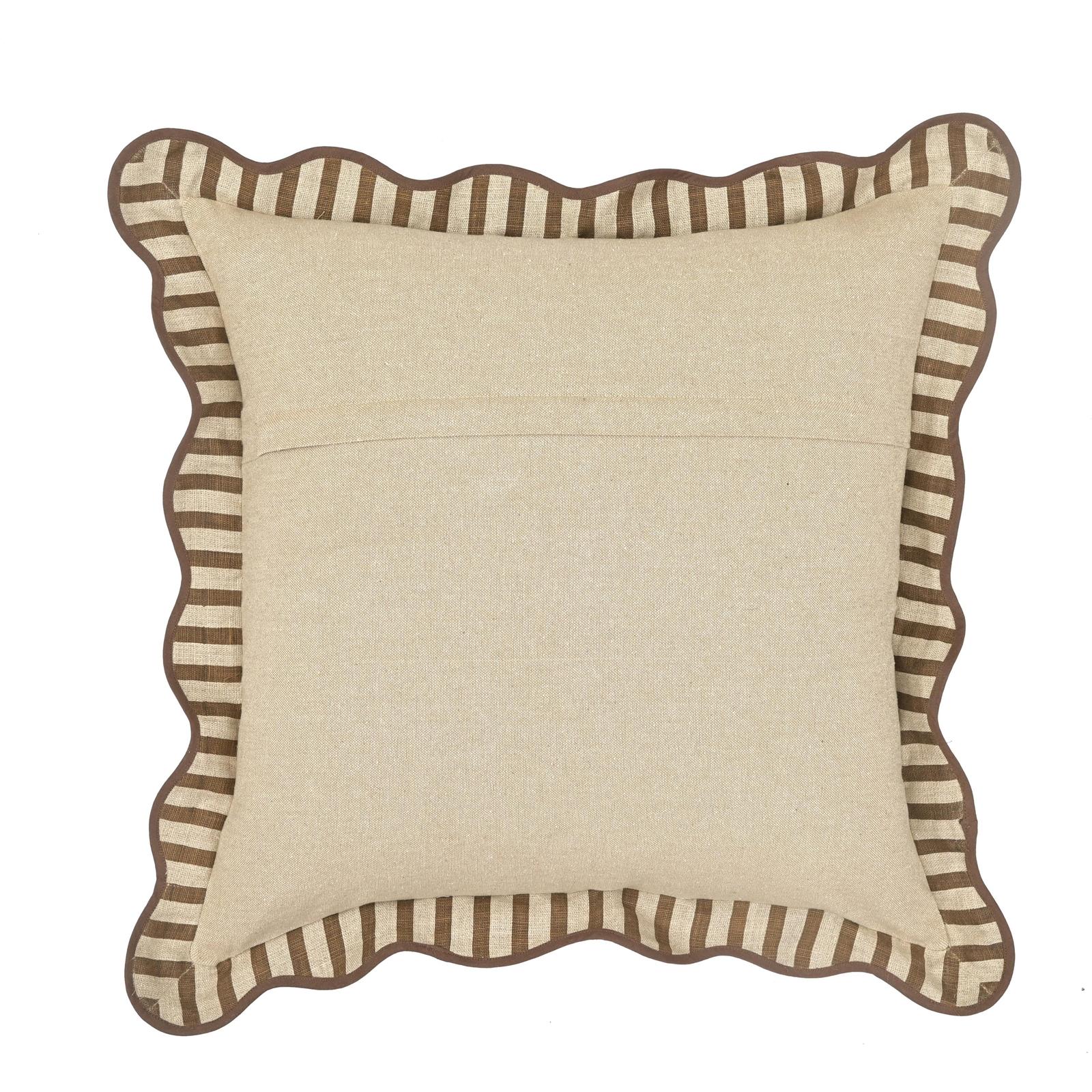 TOV Furniture Striped Linen Throw Pillow