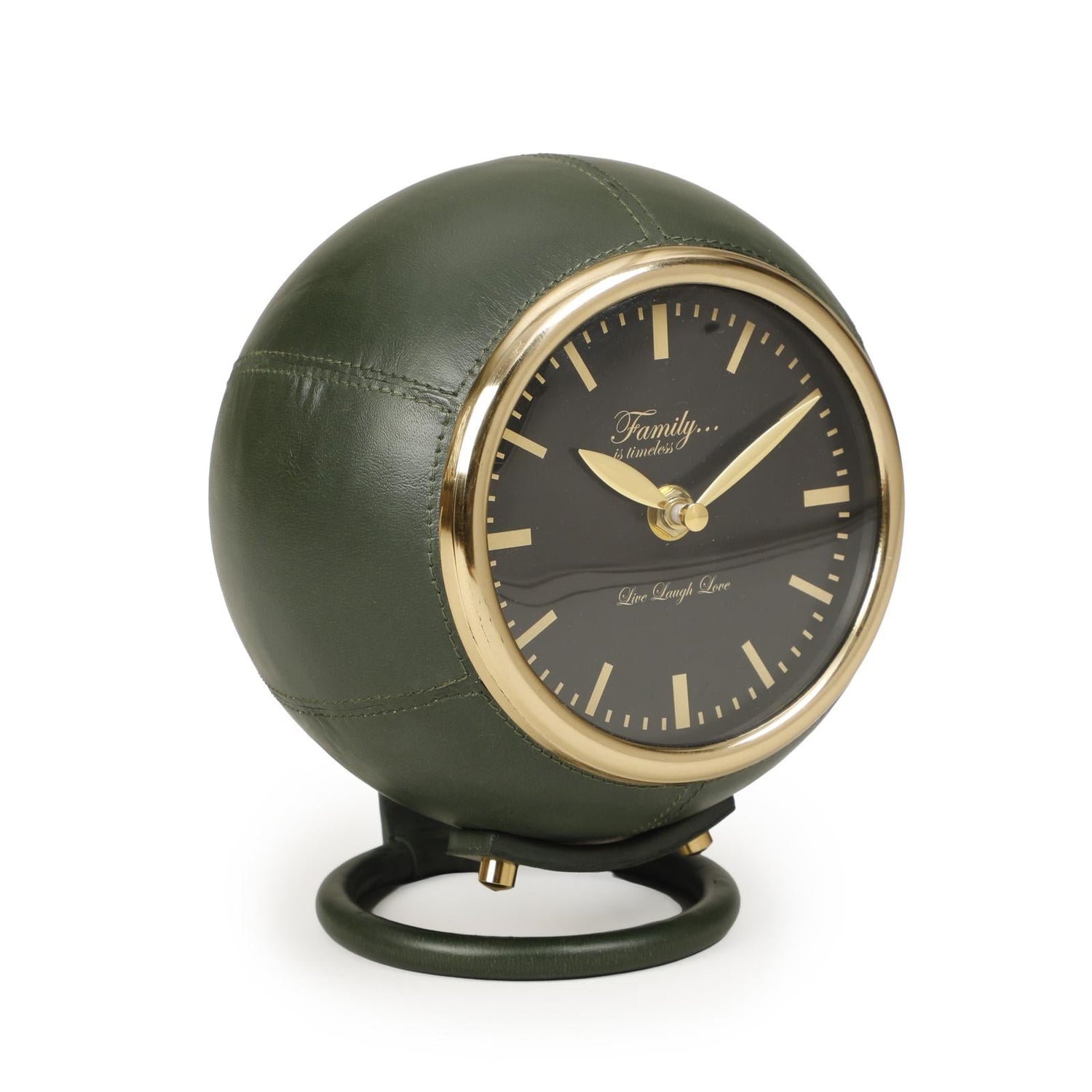 TOV Furniture Draper Dark Green Contract-Grade Standing Accent Clock