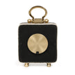 TOV Furniture Mona Black Striped Contract-Grade Standing Accent Clock