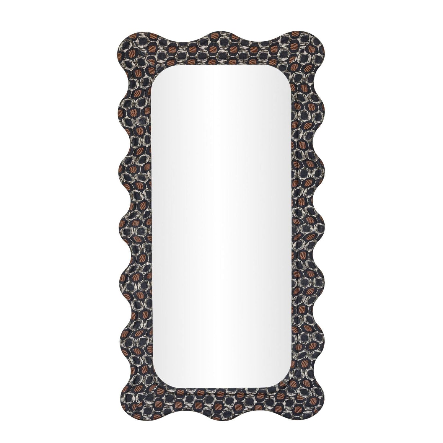TOV Furniture Charlene 39"X75" Squiggle Wall Mirror