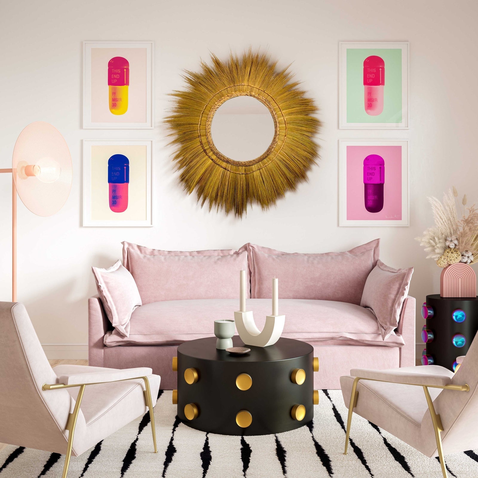 TOV Furniture Mettu Mirror