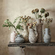 TOV Furniture Earthenware Aztec Handled Flower Vase in Slate