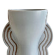 TOV Furniture Ceramic Line Art Goblet Vase